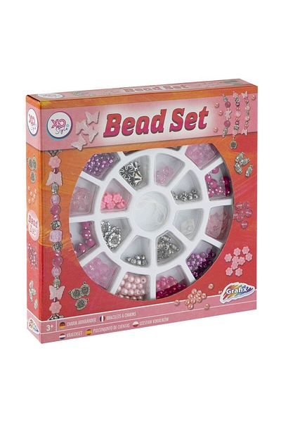 GRAFİX Xo Beads Set In Box, Pink Shades