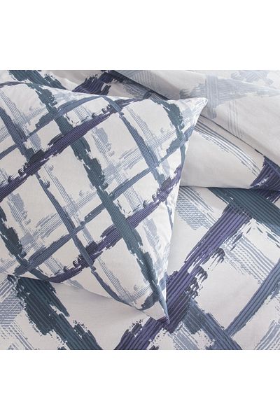 Taç Crown Young Fashion Cotton Single Duvet Cover Set Briza Blue