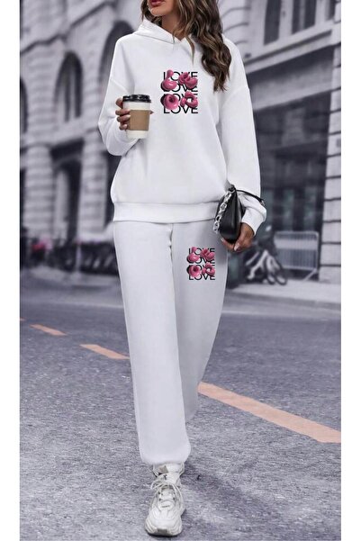 RPT MODA PREVELIKI NAPUHAVAJUĆI KOMPLET SA DETALJOM LJUBAVNOG TISKANJA KA Sa ...