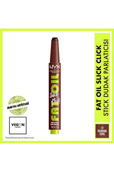 NYX Fat Oil Slick Click Shine Lip Balm 12 Trending Topic