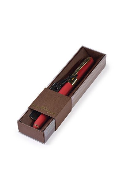 Bruno Visconti Monaco Tükenmez Kalem Mavi 0,5 Mm Kutulu Kırmızı Gövde Kahve K...