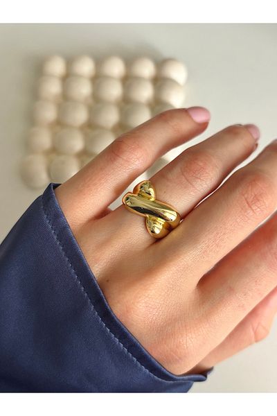 Ressia Double Curved Plain Ring