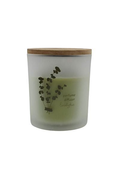 BM GİFT DESİGN Scented Candle In Glass Eucalyptus Aroma