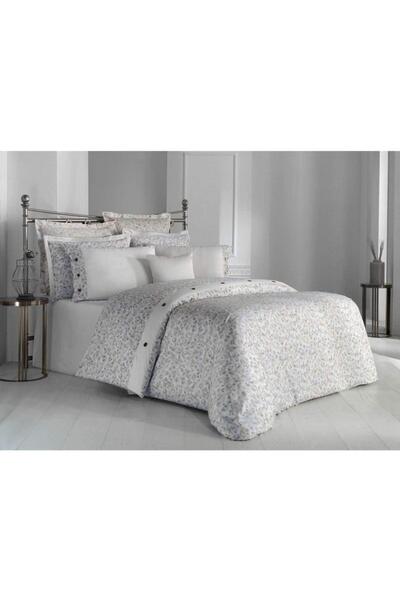 Sarev Pure Life Sheena Çift Kişilik Saten Nevresim Takımı Gri
