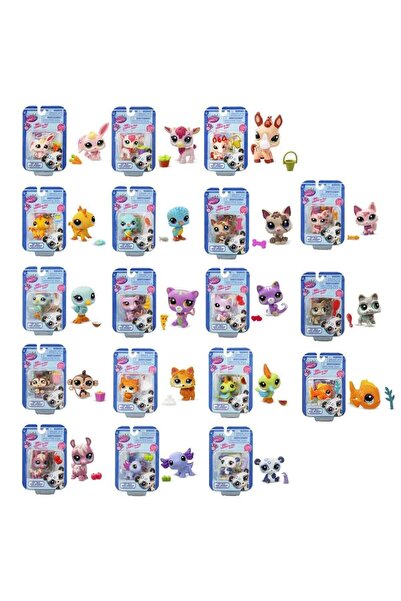 Sunman Oyuncak Littlest Pet Shop Minişler Tekli S01000522 (Karışık Model, 1 A...