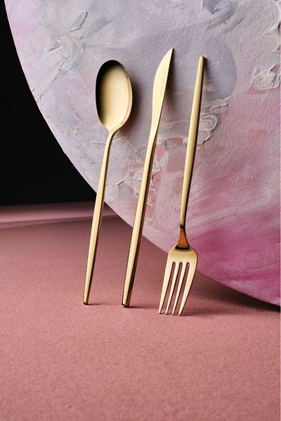 Karaca Camille 84 Piece Cutlery Set for 12 People