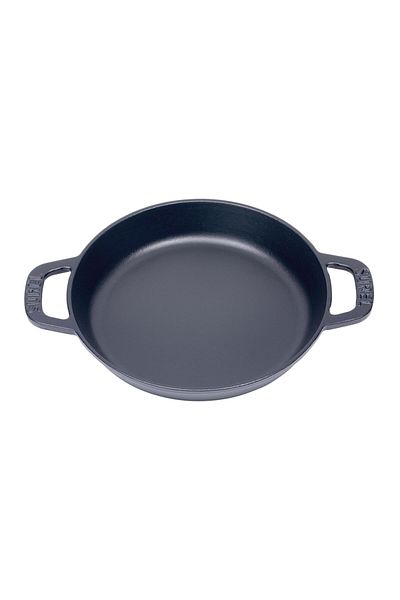 Sürel Round Flat Sahan Matte Black 20 cm