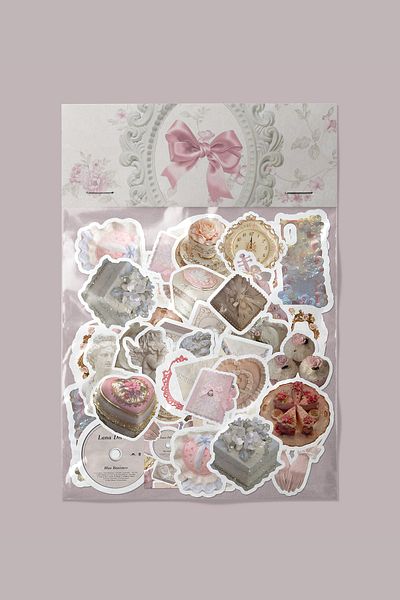 dadi ramba Coquette V1 Sticker Pack - -Bullet Journal - Agenda - Planner - Notebook - Laptop Sticker Decal