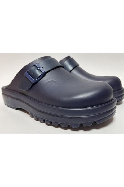 AkınalBella Unisex Platform Heel Closed Front Without Holes Yurt, School, Hospital, Office, Kitchen, Hairdresser, Work, Home Street Slippers