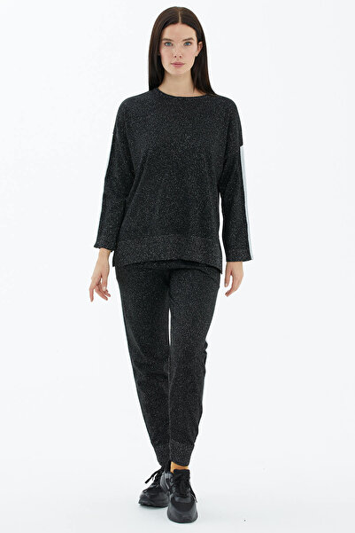 Sementa Glitter Knitwear Set - Black