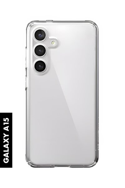 mooodcase Samsung A25 Uyumlu Premium Silikonlu Şeffaf Telefon Kılıfı