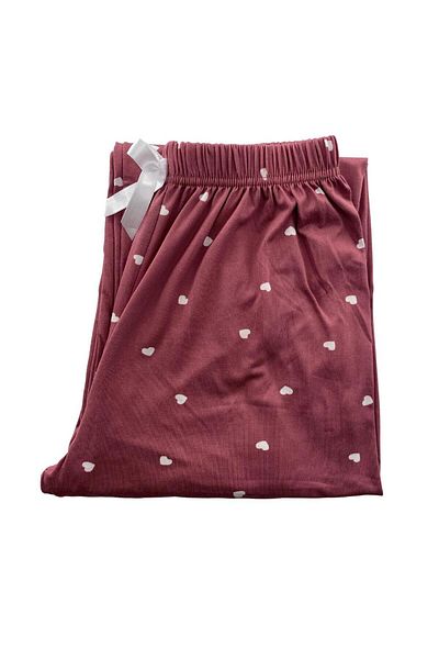 DoDe Flora White Heart Women's Pajamas - Milan-10500