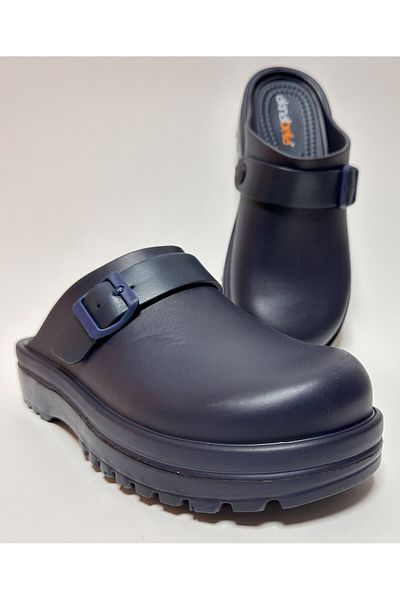 AkınalBella Unisex Platform Heel Closed Front Without Holes Yurt, School, Hospital, Office, Kitchen, Hairdresser, Work, Home Street Slippers