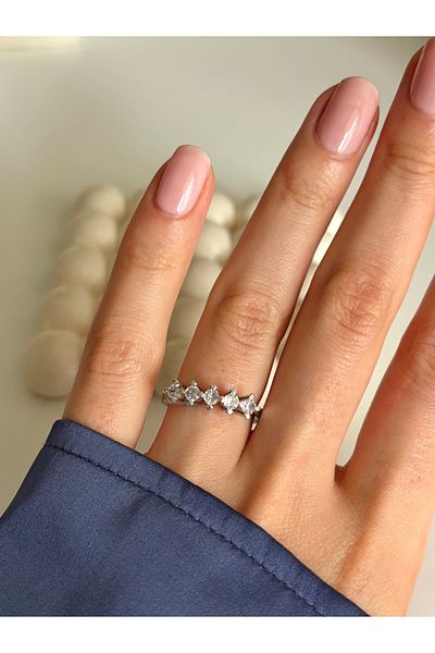Ressia Round Cut Adjustable Pentacle Ring