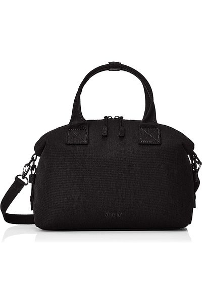 ANELLO Black Anello 2way mini handbag Boston