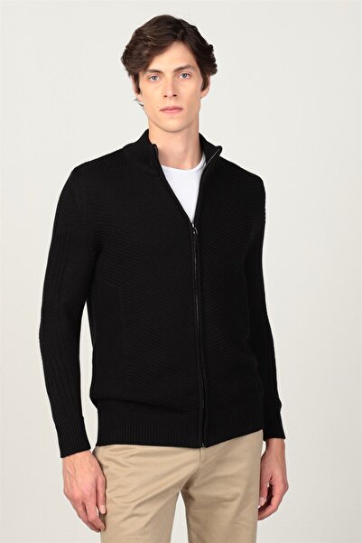 Tudors Men's Slim Fit Patterned Cardigan