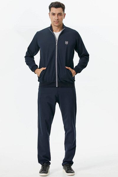 Sementa Σετ αθλητική φόρμα με φερμουάρ - Navy Blue
