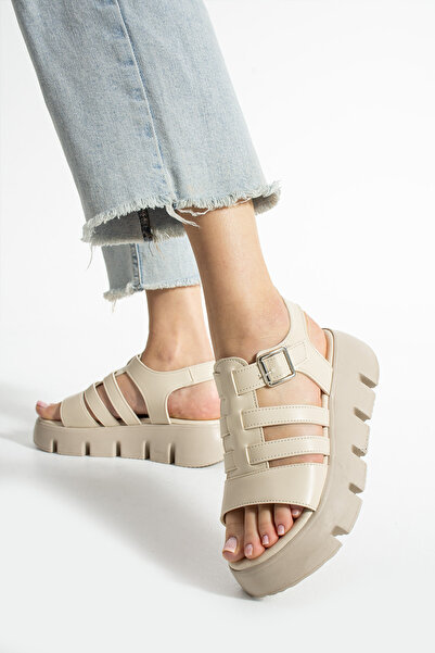 Ayax Bej Gladyatör Kadın Sandalet