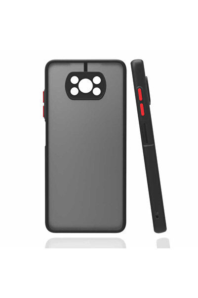 halkhouse Xiaomi Poco X3 Kılıf Transparan Şeffaf İz Yapmaz Esnek Sert Silikon...