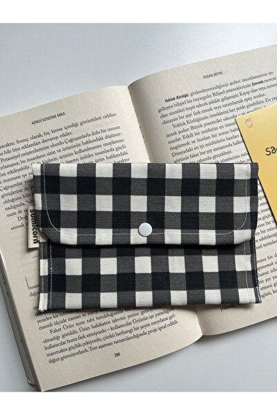 sumicorn Τσάντα καλλυντικών με λεπτομέρεια με κουμπωτά που πλένονται, μίνι πορτοφόλι, οργανωτής τσάντας