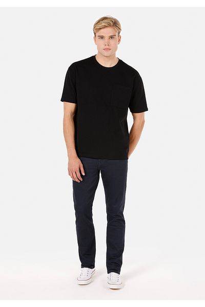 Colin's Straight Fit Mid Waist Straight Leg Men's Anthracite Trousers