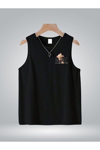 GLOWES Children's Unisex Sleeveless Nice Printed Undershirt Tshirt