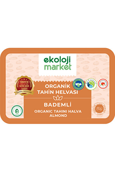 Ekoloji Market Organik Glutensiz Bademli Tahin Helvası 200 Gr / Organic Gluten-Free Almond Tahini Halva 200 Gr