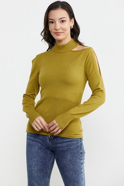 Sementa Pulover de tricotaj cu mâneci - verde