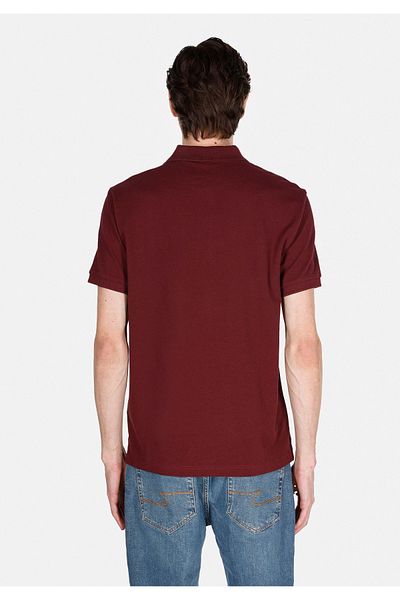 Colin's Regular Fit Polo Neck Plain Men's Purple Short Sleeve T-Shirt