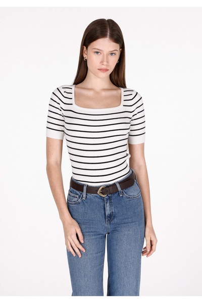 Colin's سترة بيضاء نسائية بقصة ضيقة