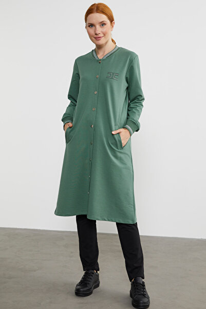 Sementa Καπάκι με κουμπωτό λαιμό - Πράσινο