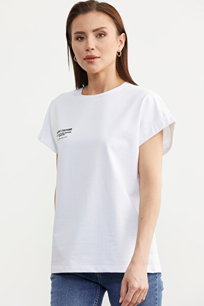 Sementa Oversize κοντομάνικο μπλουζάκι - Λευκό