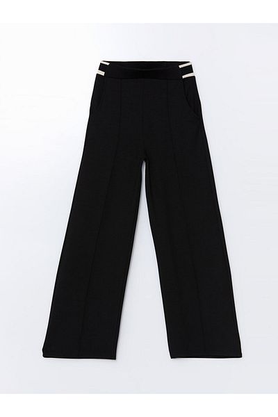 LC Waikiki Lcwaikiki Classic Black Women's Elastic Waist Pants