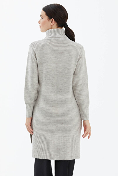 Sementa Full Turtleneck Knitwear Tunic Light Beige
