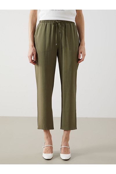 LC Waikiki Elastic Waist Loose Fit Women's Trousers