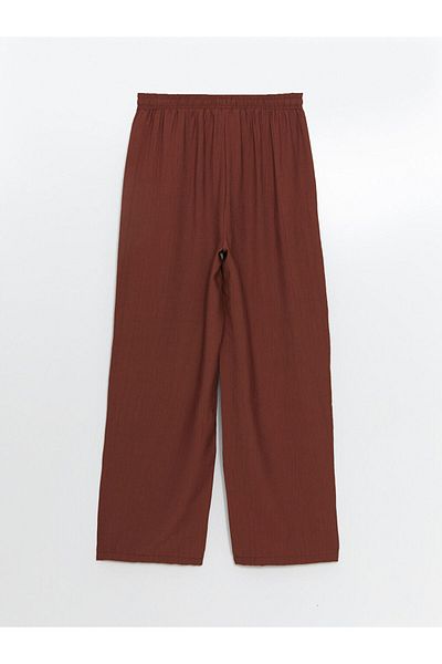 LC Waikiki New Season Elastic Waist Wide Leg Women's Trousers - S5Kq96Z8