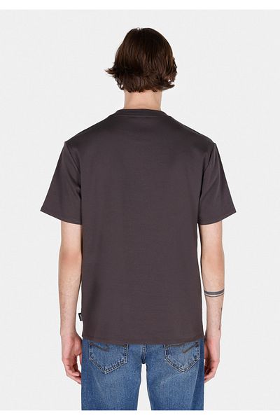 Colin's Comfort Fit Round Neck Jacquard Men's Brown Short Sleeve T-Shirt