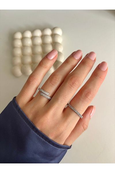 Ressia Double Waterway Ring