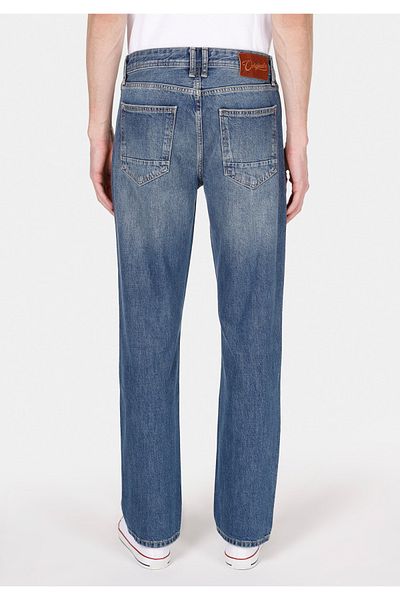 Colin's 045 David Regular Fit Mid Waist Straight Leg Men's Blue Jean Trousers