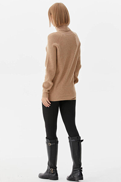 Sementa Full Fisherman Knitwear Sweater Beige