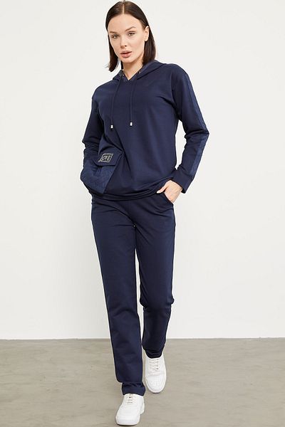 Sementa Σετ αθλητικής φόρμας Comfortable Fit Big Pocket - Navy Blue