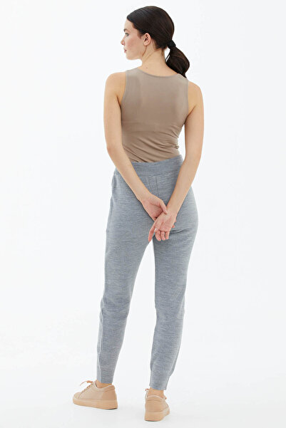 Sementa Жіночі трикотажні штани з кишенями - Сірі