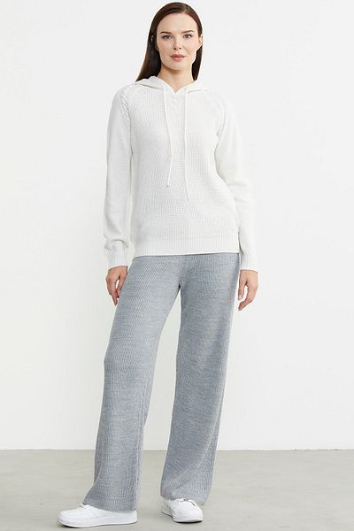 Sementa Wool Knitwear Sweater - Hooded and Reinforced