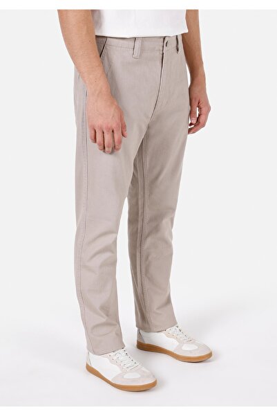 Colin's Loose Fit Orta Bel Bol Paça Erkek Bej Pantolon