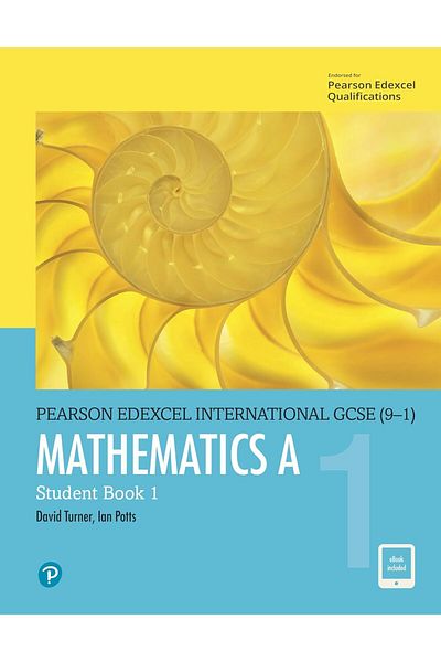 Pearson شهادة الثانوية العامة الدولية Edexcel (9-1) - كتاب الطالب الأول في الرياضيات