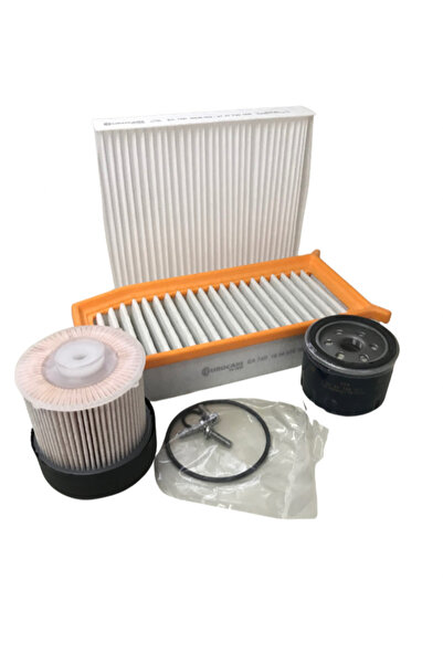 Yerli Renault Clio 4 1,5 Dci Uyumlu 4’lü Set Hava,Yağ,Yakıt,Polen Filtresi Ba...