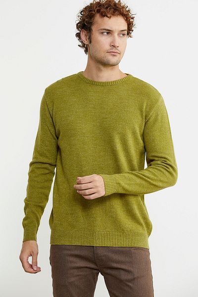 Sementa Πράσινο Basic Knitwear Πουλόβερ - Λαιμόκοψη