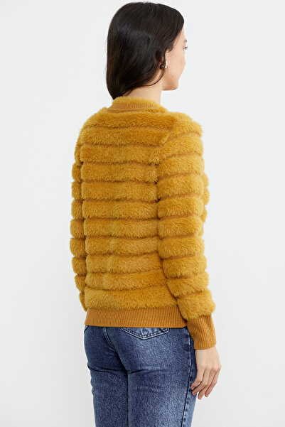 Sementa Women's Knitwear Jacket - Mustard