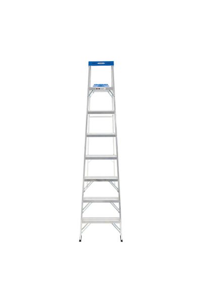 WERNER Durable and Reliable Slip Resistant High Quality Aluminium 8 Step Ladder