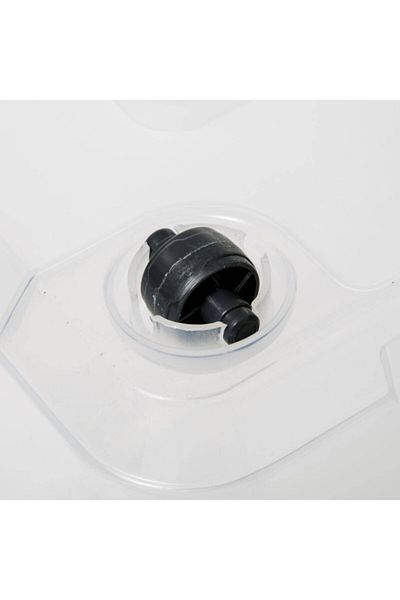 Five Simply Smart Solutions+ Elegant and Durable Design Plastic Storage Box Clear and Grey 80 Liter